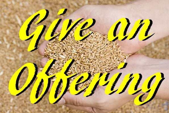 Your faithful giving is a blessing